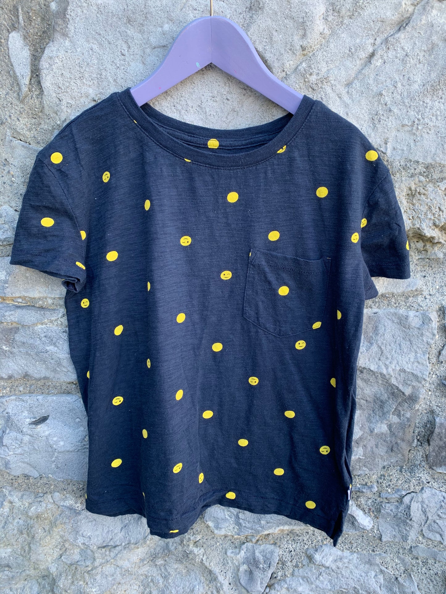 Polka dots navy top   12y (146cm)