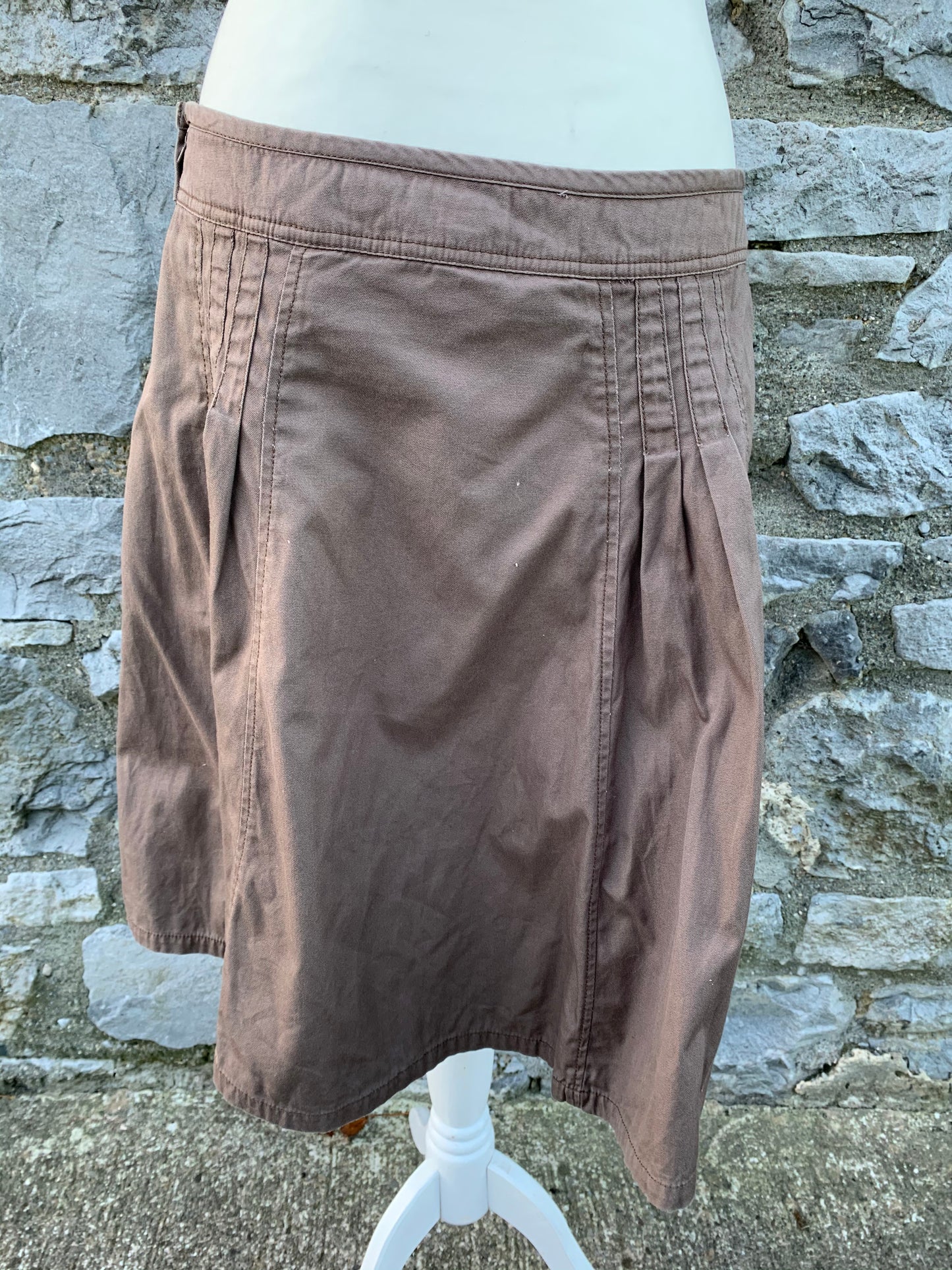 Brown skirt   uk 14