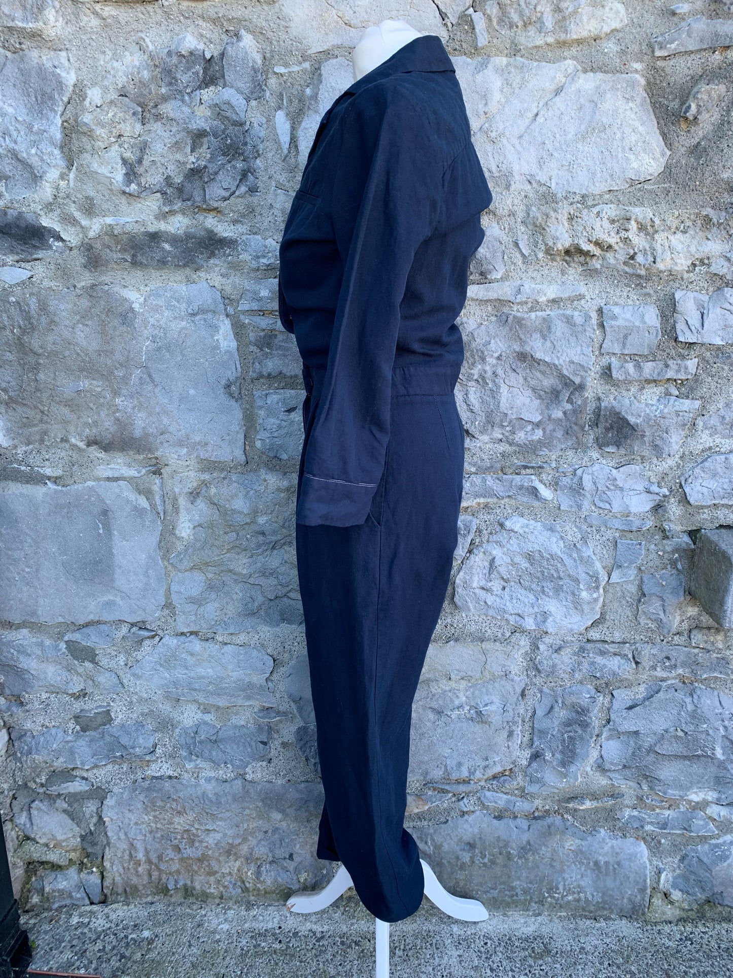 Navy boiler suit   uk 8