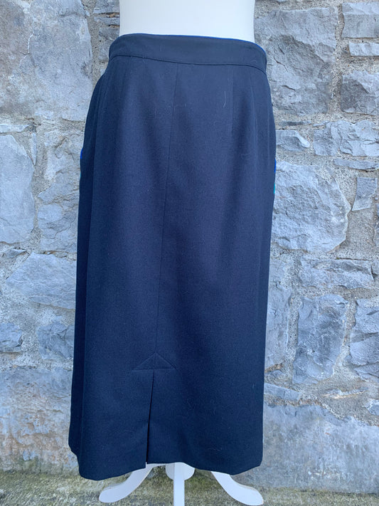 Yarell 80s navy skirt  uk 12