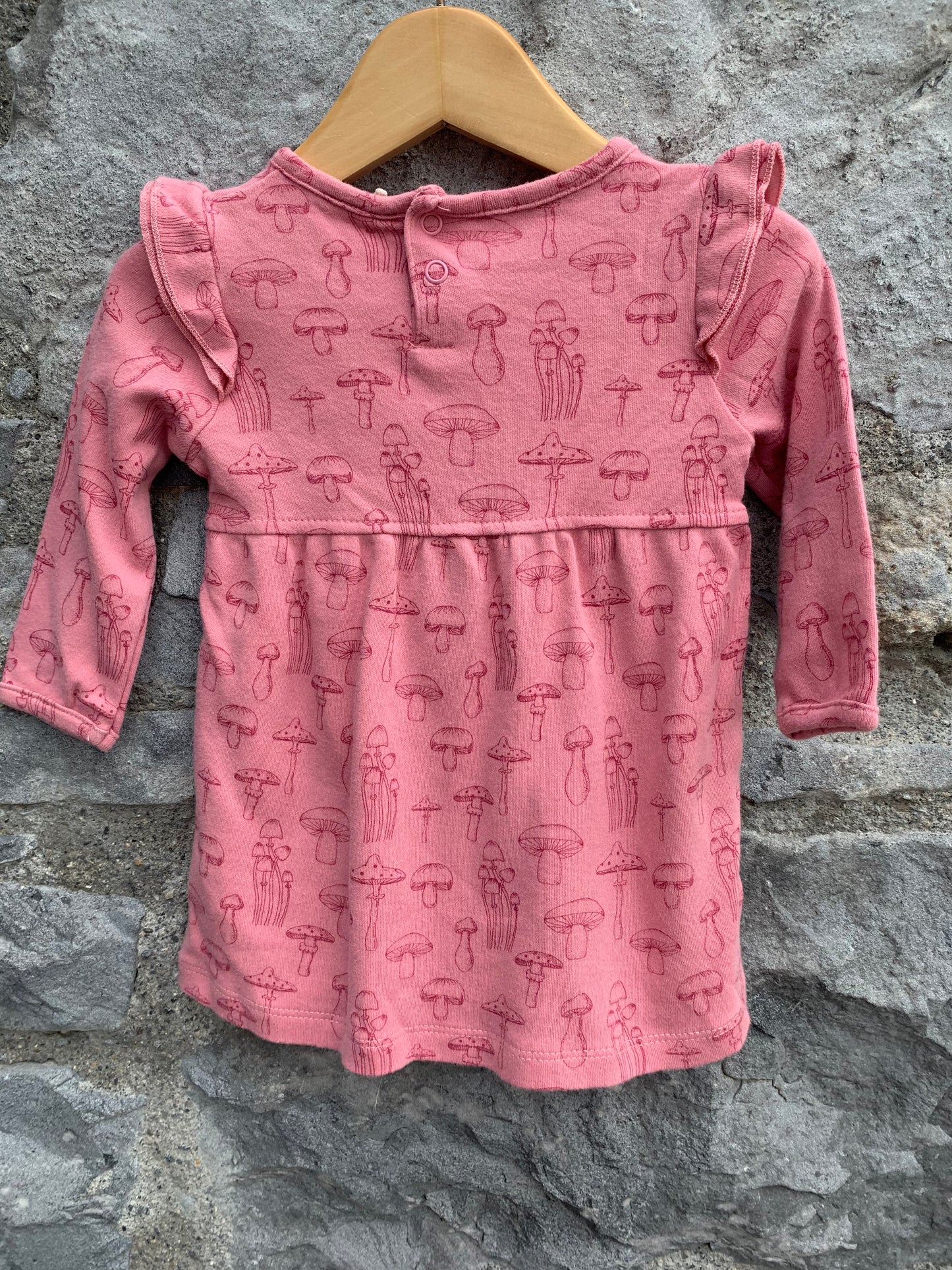 Pink mushroom dress  3m (62cm)