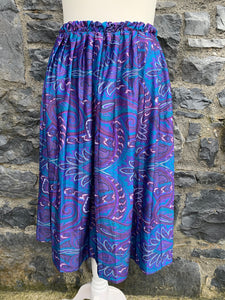 Purple paisley skirt  uk 12