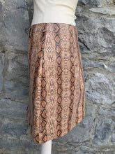 Load image into Gallery viewer, Snakeskin skirt   uk 12
