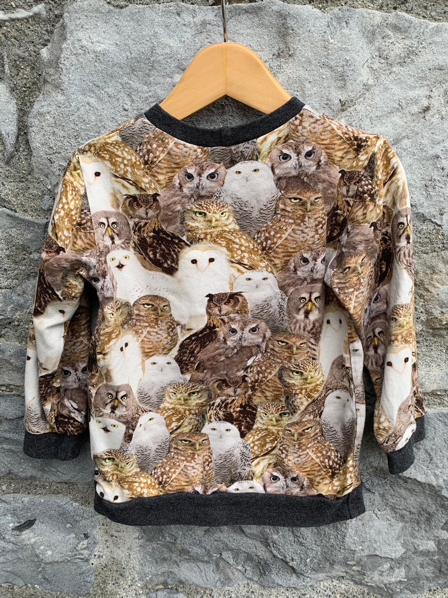 Owls sweatshirt  2-3y (92-98cm)