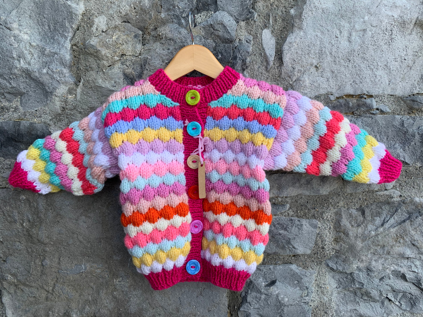 Bubble knit cardigan   18-24m (86-92cm)