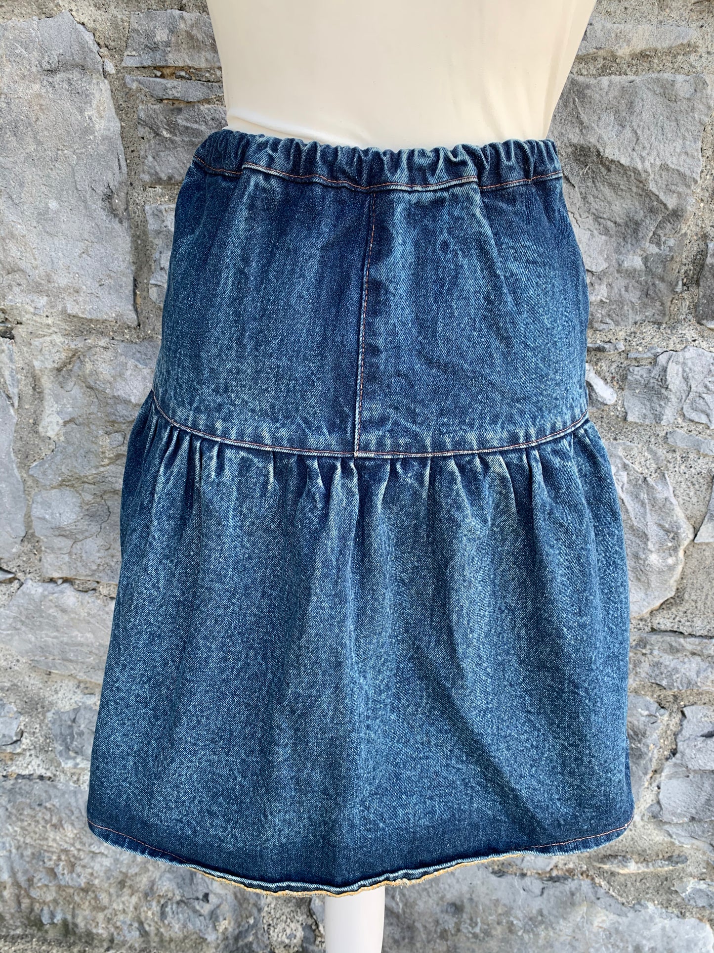 Lucky 80s denim skirt   uk 6