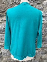 Load image into Gallery viewer, Teal cardigan  uk 14
