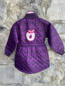 Purple apples jacket   3-4y (98-104cm)
