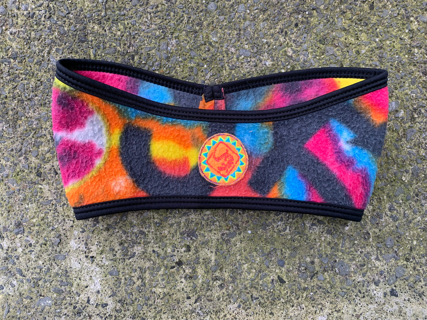 80s fleece headband