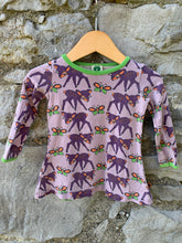 Load image into Gallery viewer, Purple Bambi dress  6m (68cm)
