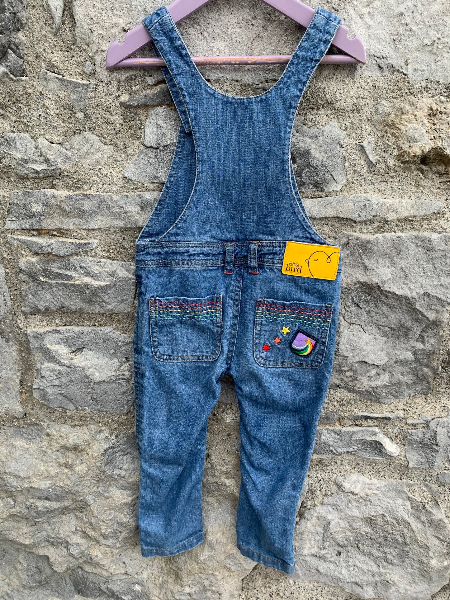 Denim dungarees  12-18m (80-86cm)