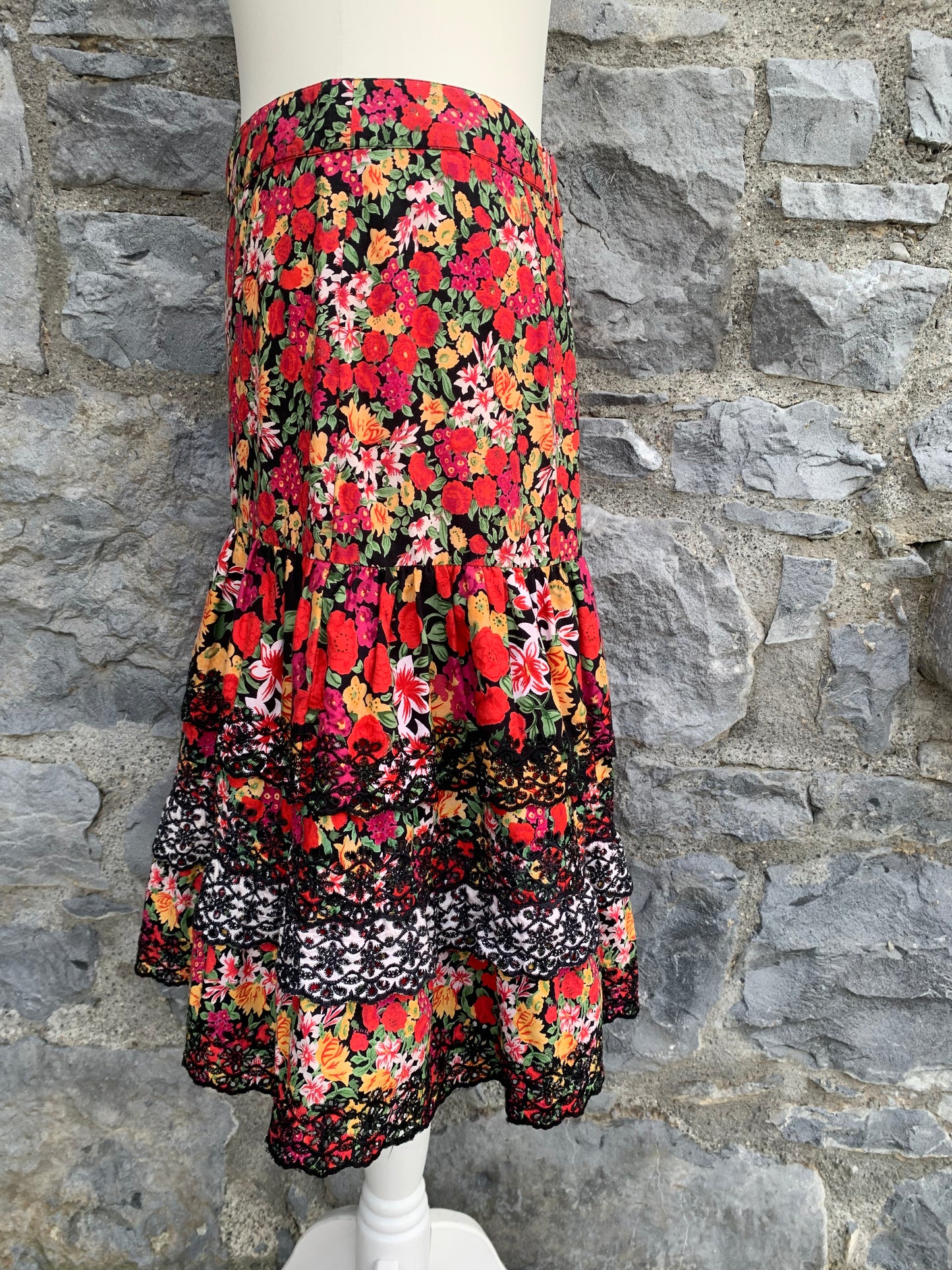 Floral skirt  uk 8-10