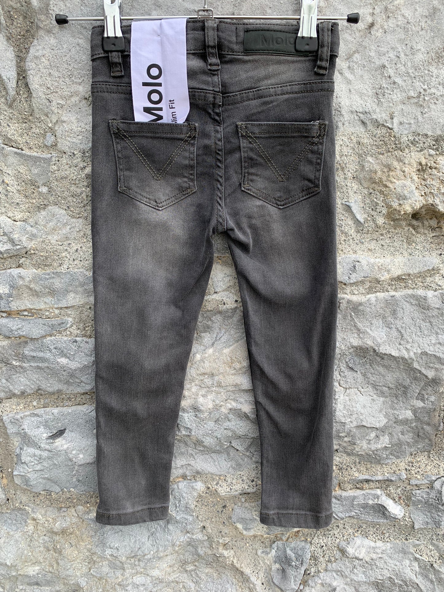 Grey skinny jeans   3-4y (98-104cm)