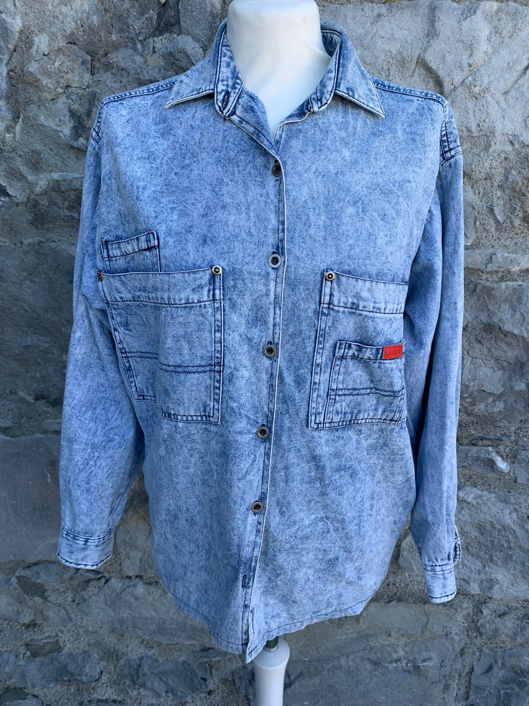 Arizona 80s denim shirt   uk 12