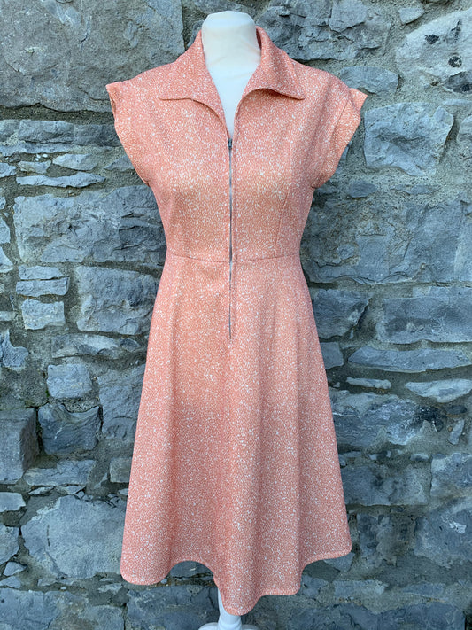 70s spotty dress   uk 8