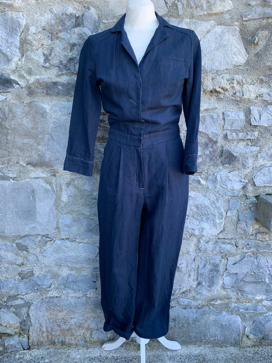 Navy boiler suit   uk 8