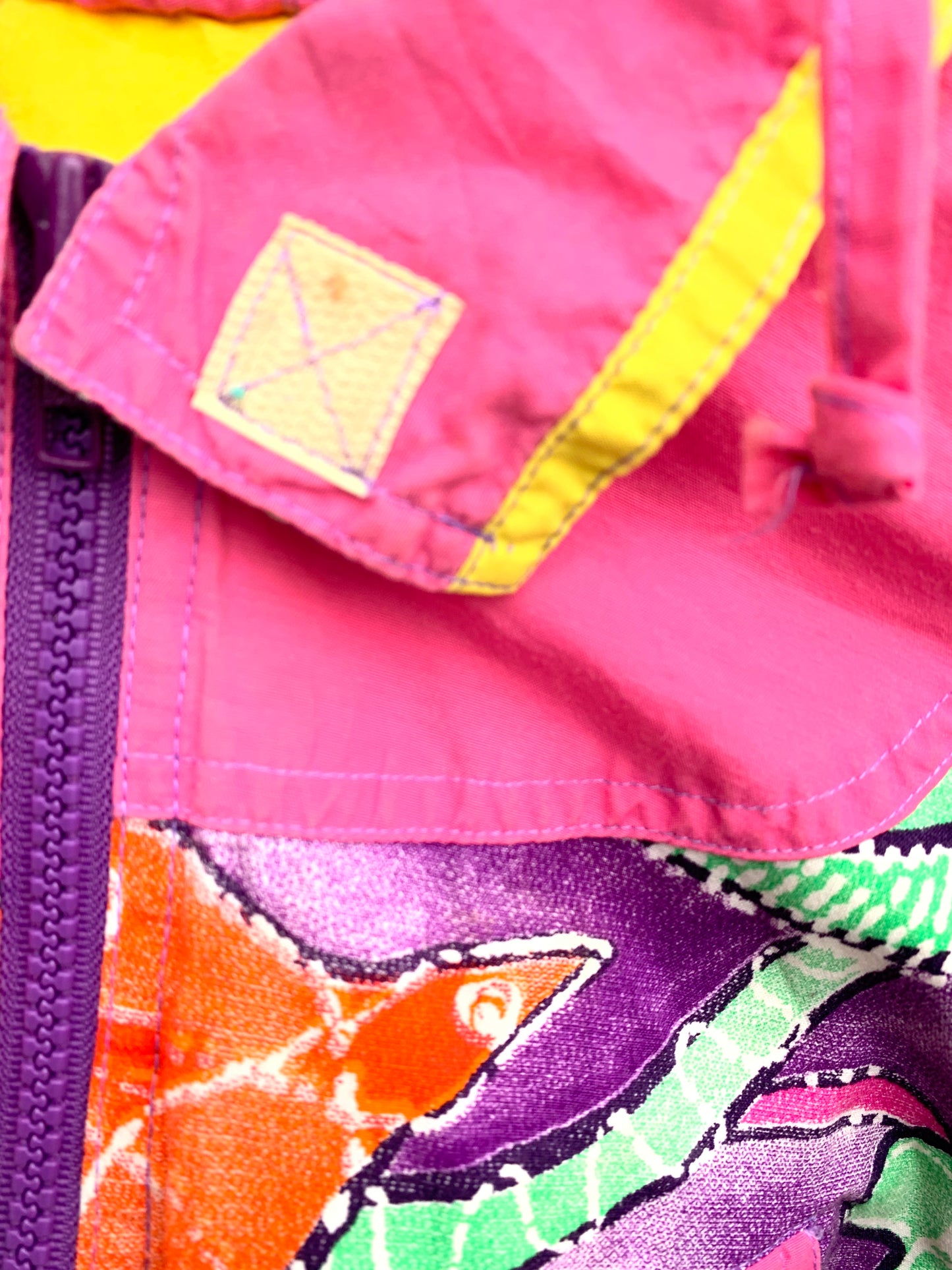 Absorba 80s pink abstract windbreaker   18-24m (86-92cm)