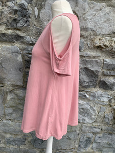 Pink cold shoulders maternity top  uk 10