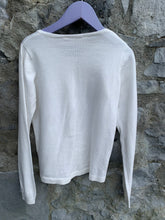 Load image into Gallery viewer, White cardigan  9-10y (134-140cm)
