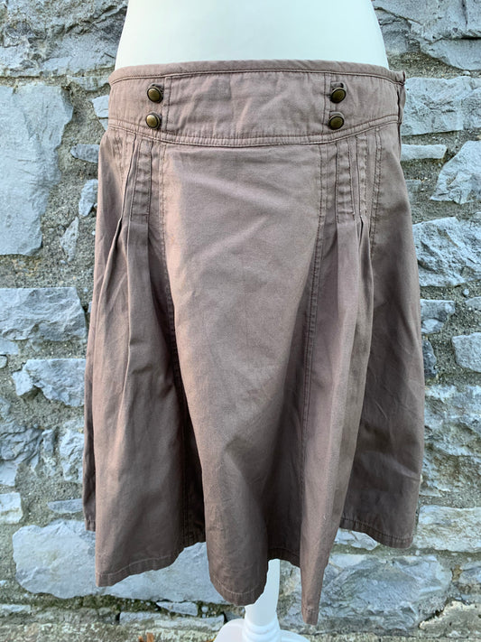 Brown skirt   uk 14