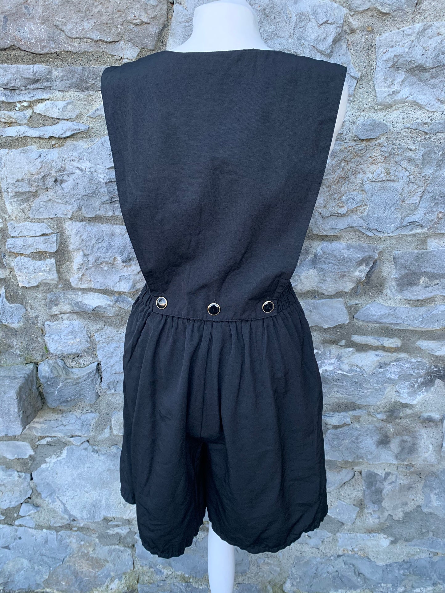 Black culottes with straps   uk 8-10