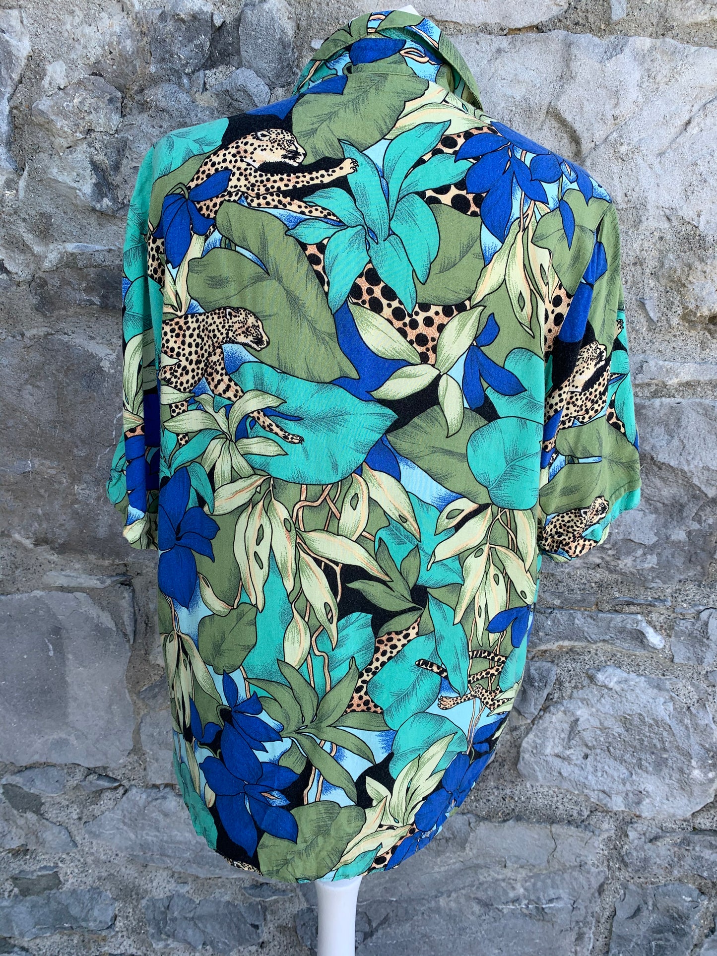 80s jungle shirt   uk 12-14