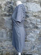 Load image into Gallery viewer, Blue stripy dress  uk 10
