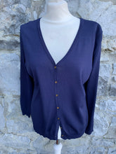 Load image into Gallery viewer, Navy cardigan  uk 14-16
