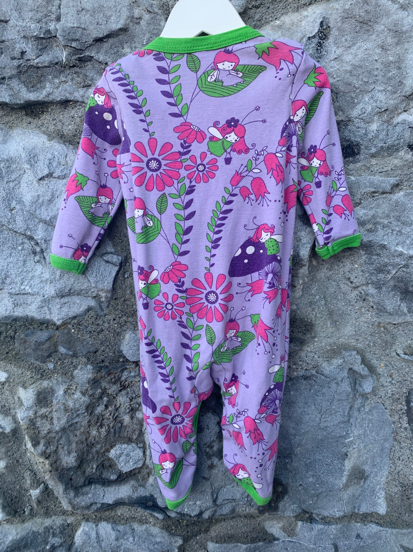 Purple fairies onesie   0-3m (56-62cm)