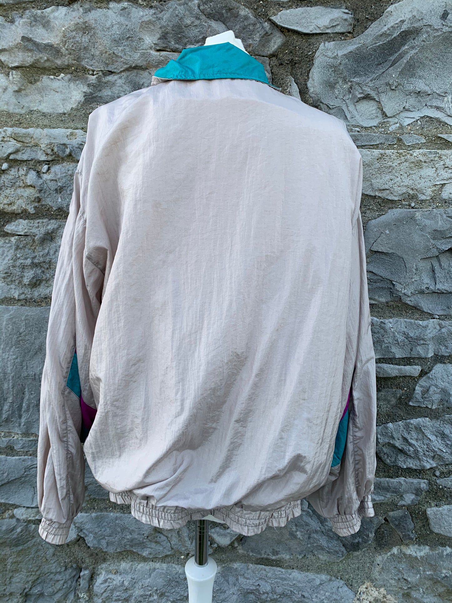 Silver shell jacket    Large