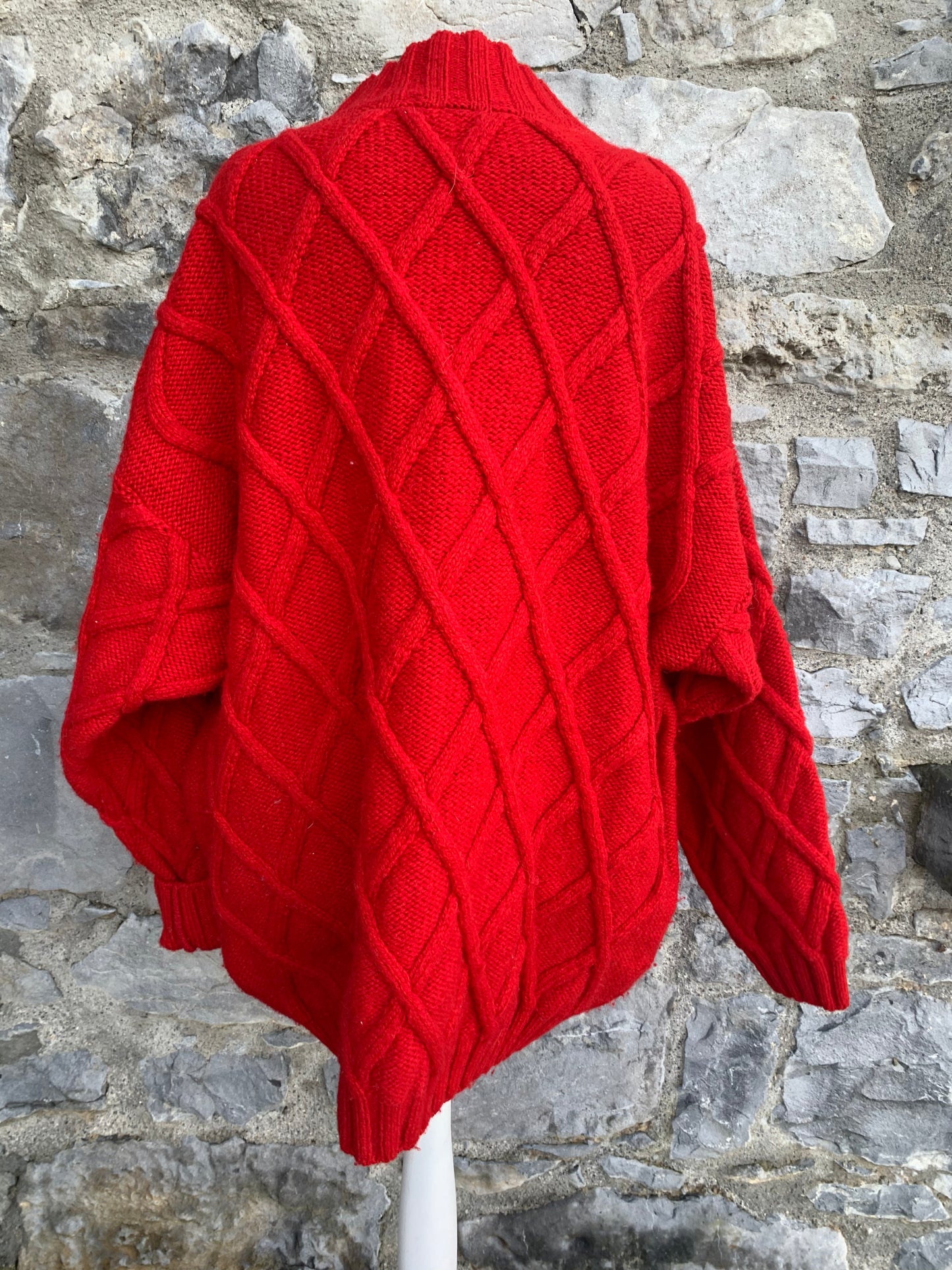 Red oversized jumper uk 16-20