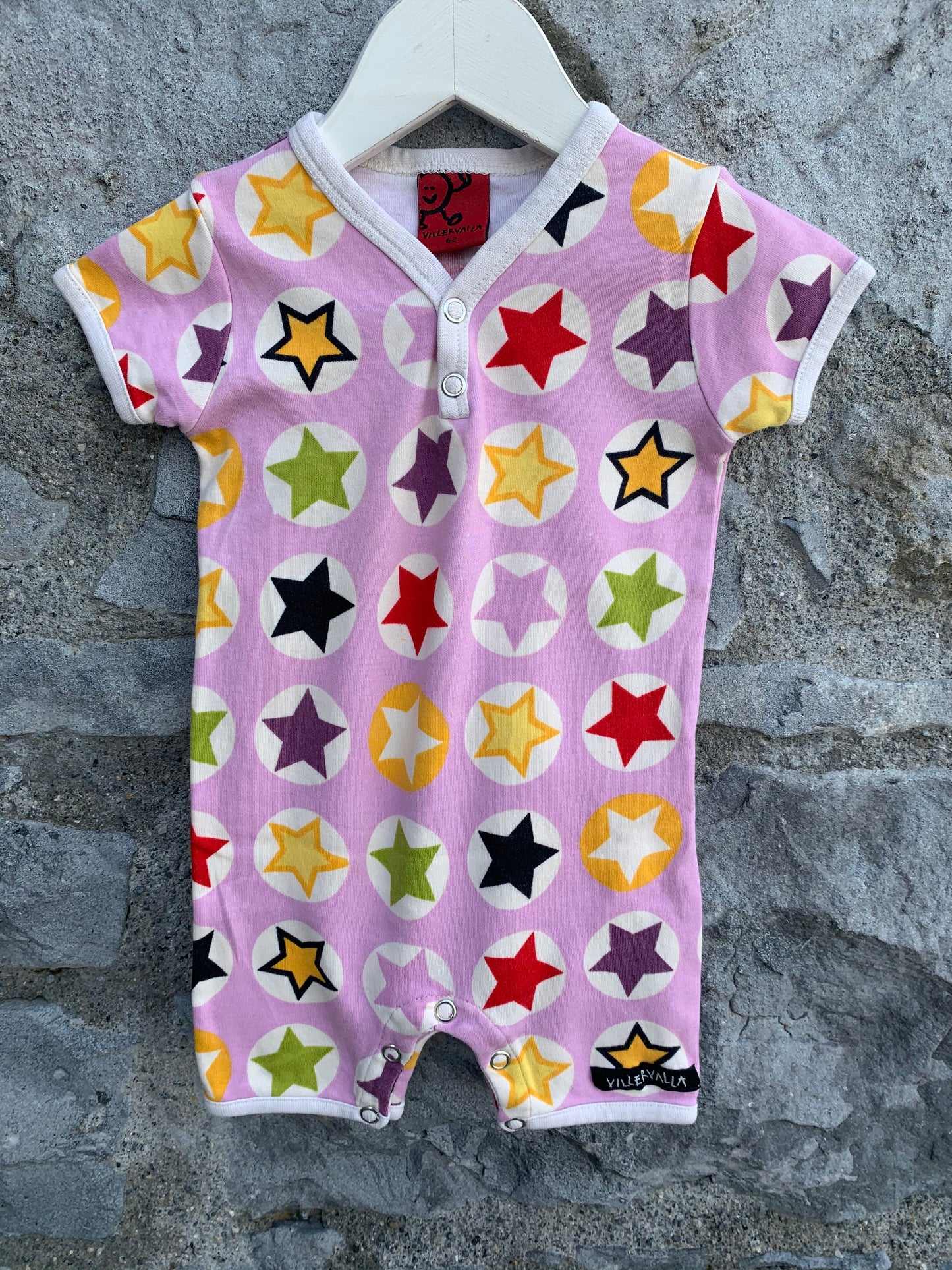 Pink stars rompers    3m (62cm)