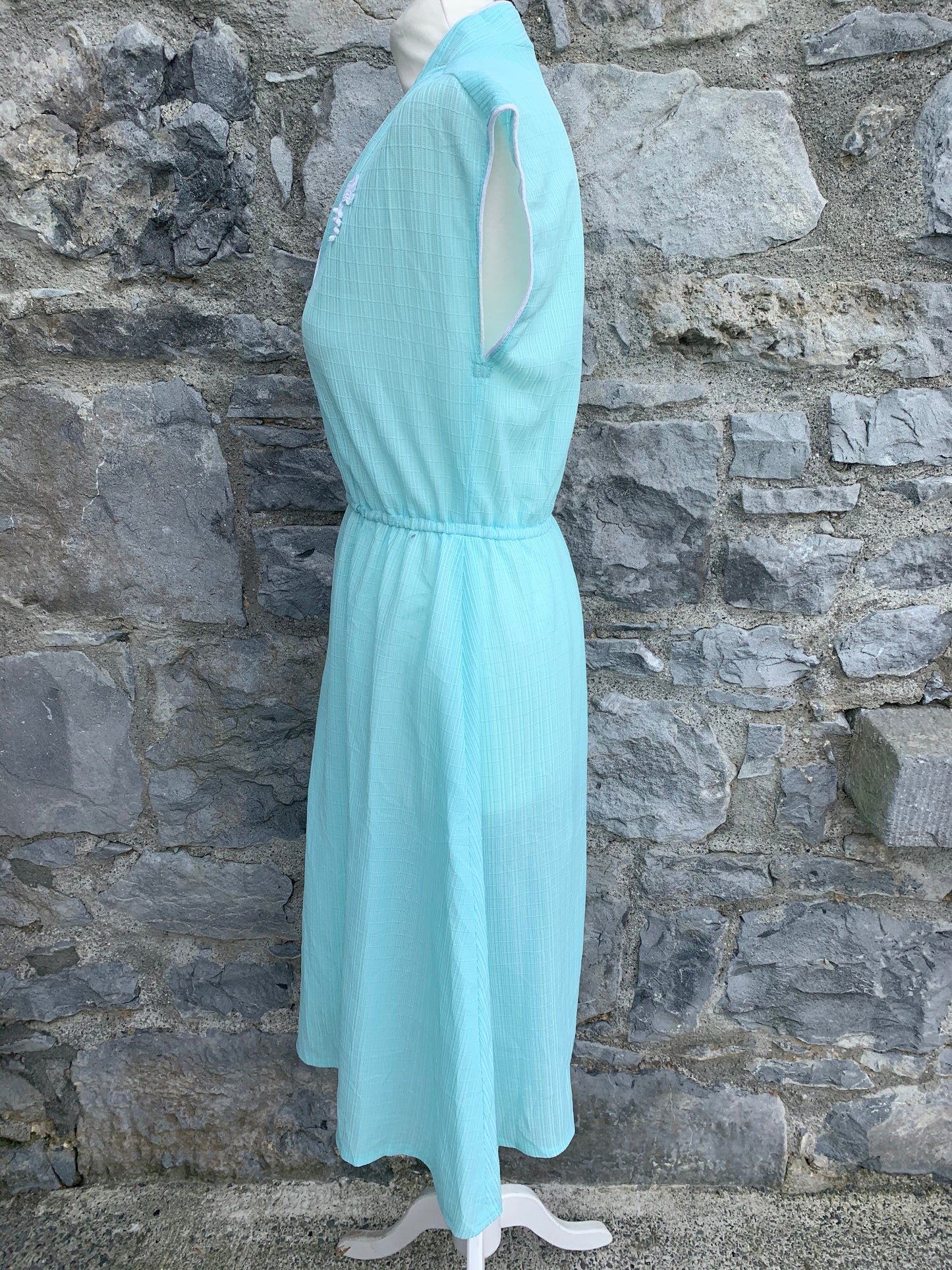 70s mint dress   uk 10