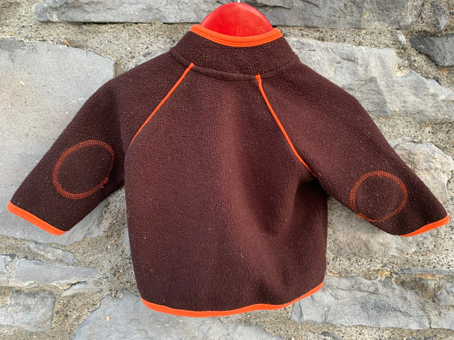 Brown fleece with an owl  3-6m (62-68cm)