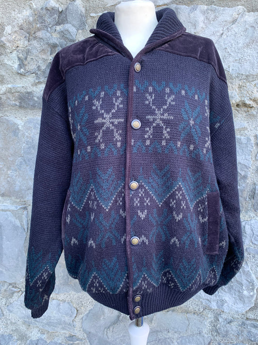 Snowflakes cardigan Large