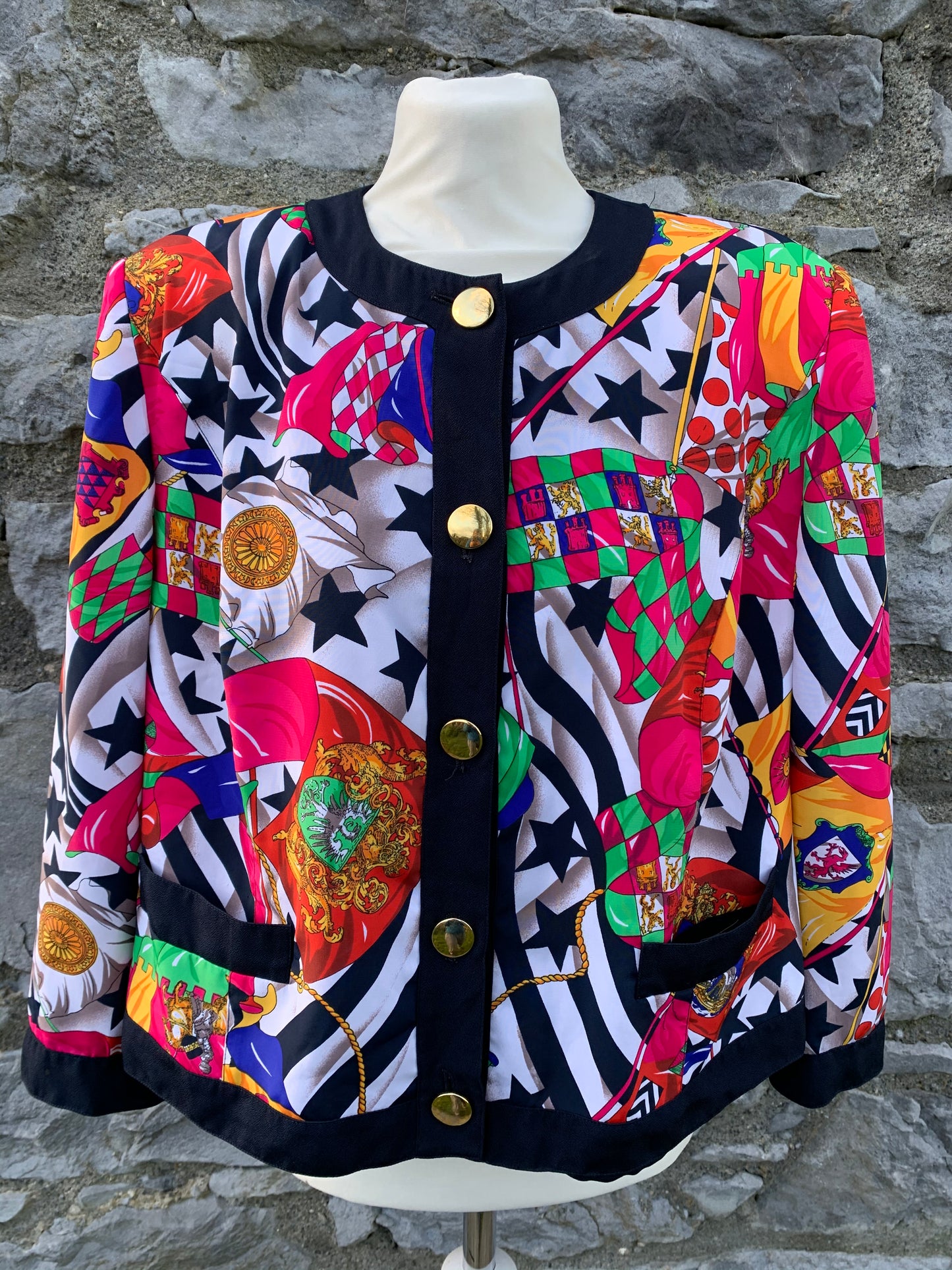 Fink Modell 80s kitsch jacket    uk 14-16