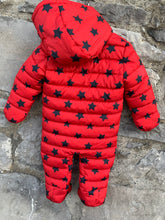 Load image into Gallery viewer, Red stars pramsuit  6-9m (68-74cm)
