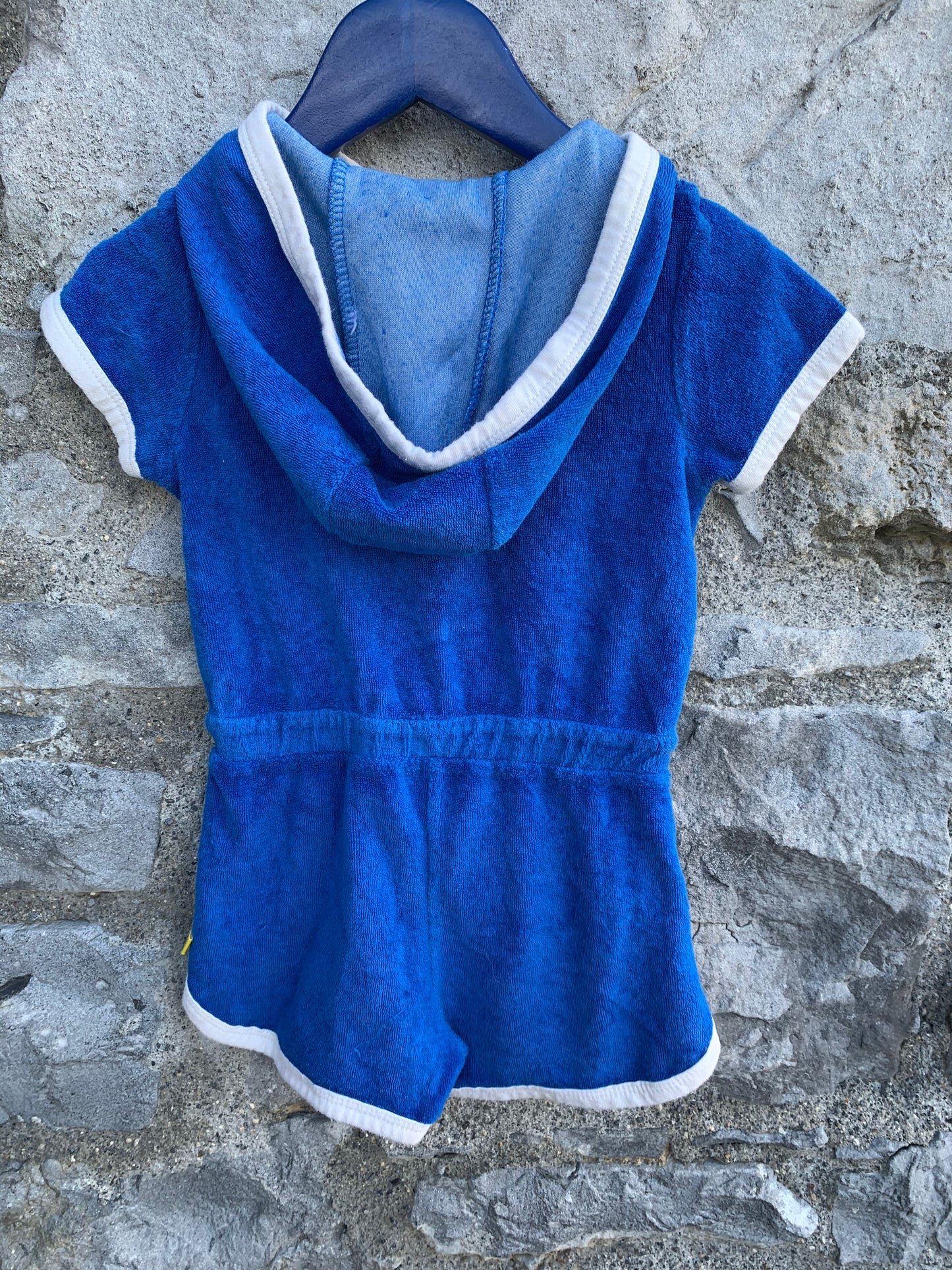 Blue terry jumpsuit    18-24m (86-92cm)