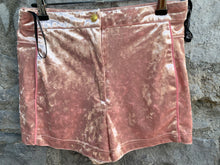 Load image into Gallery viewer, Pink velvet shorts  uk 8
