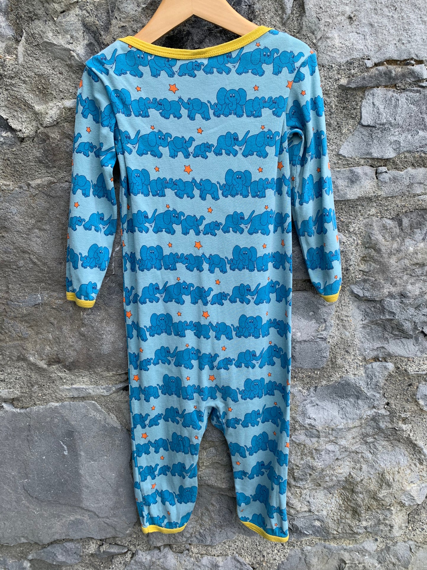 Blue elephants onesie  2y (92cm)