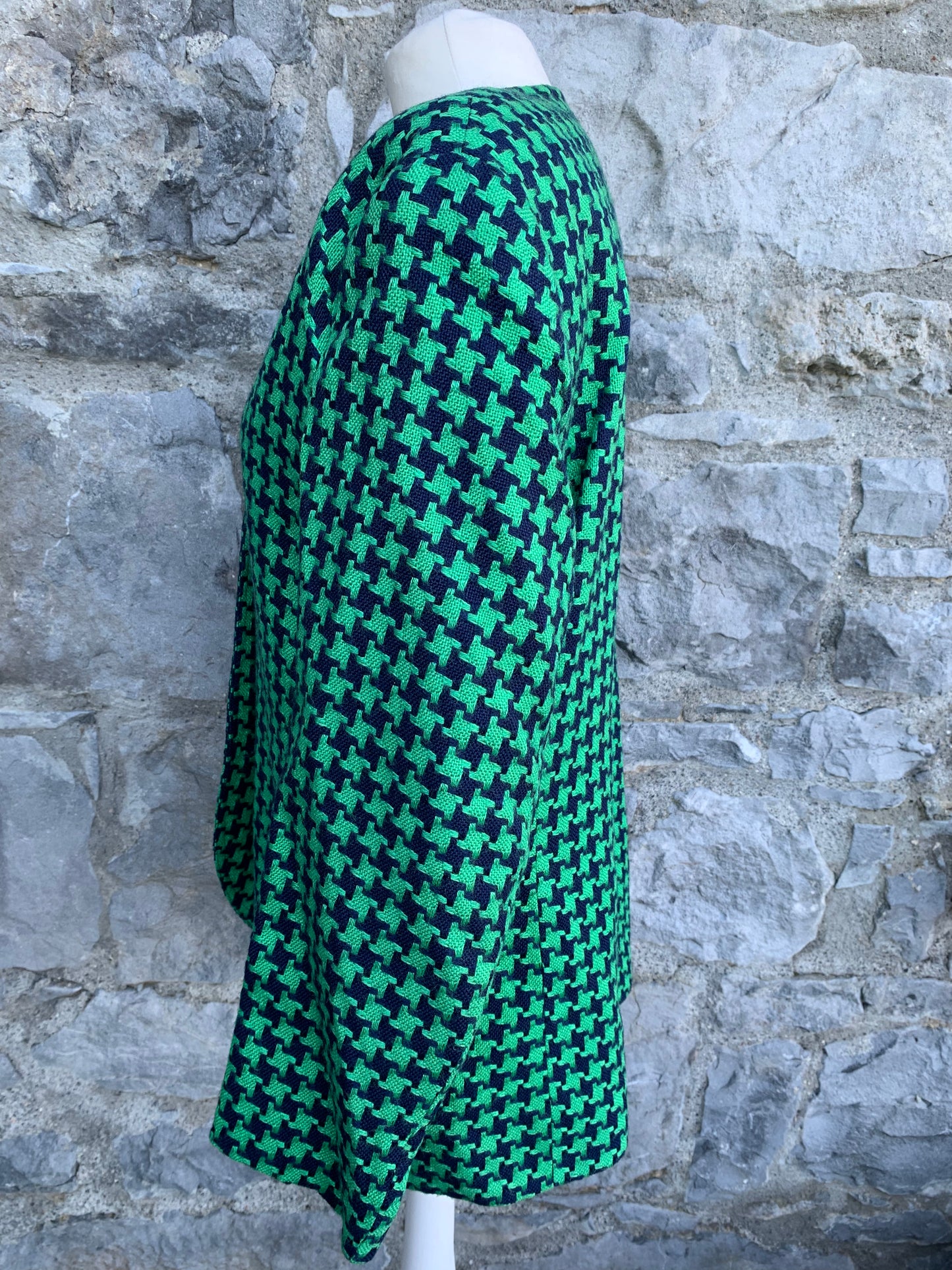 Houndstooth green jacket  uk 14