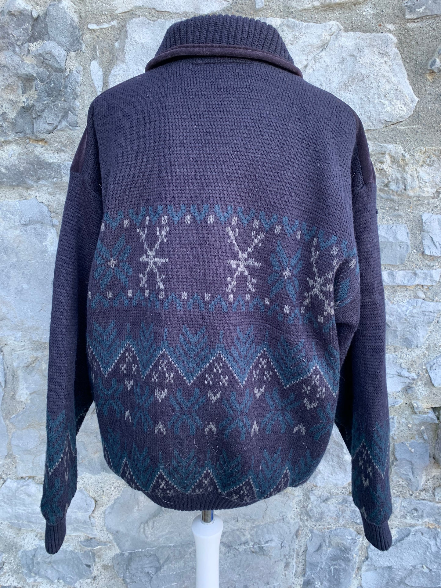 Snowflakes cardigan Large