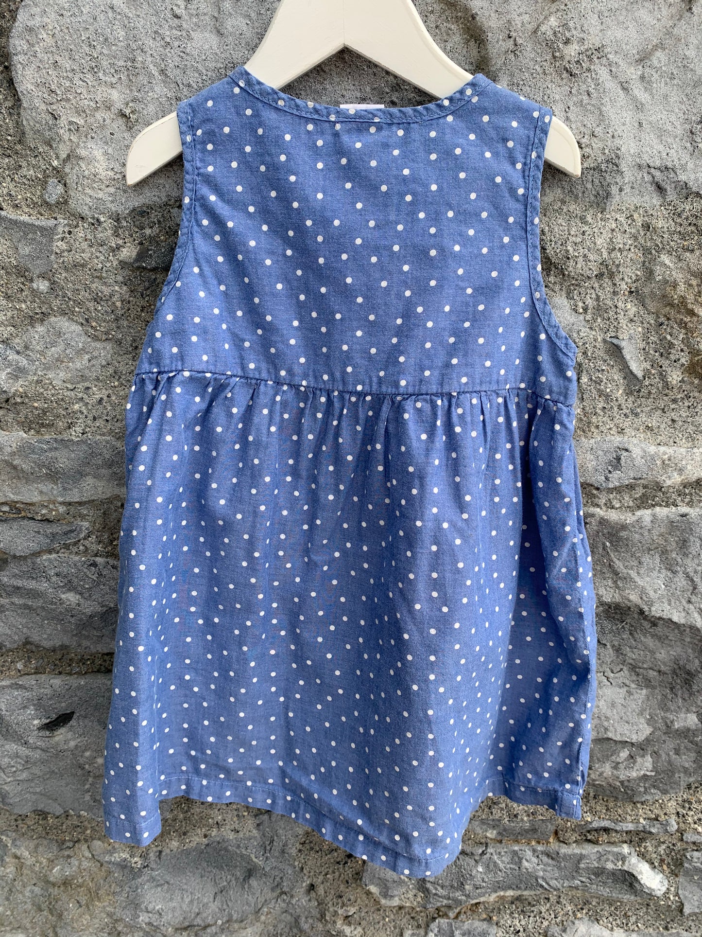 Polka dot pinafore   12-18m (80-86cm)