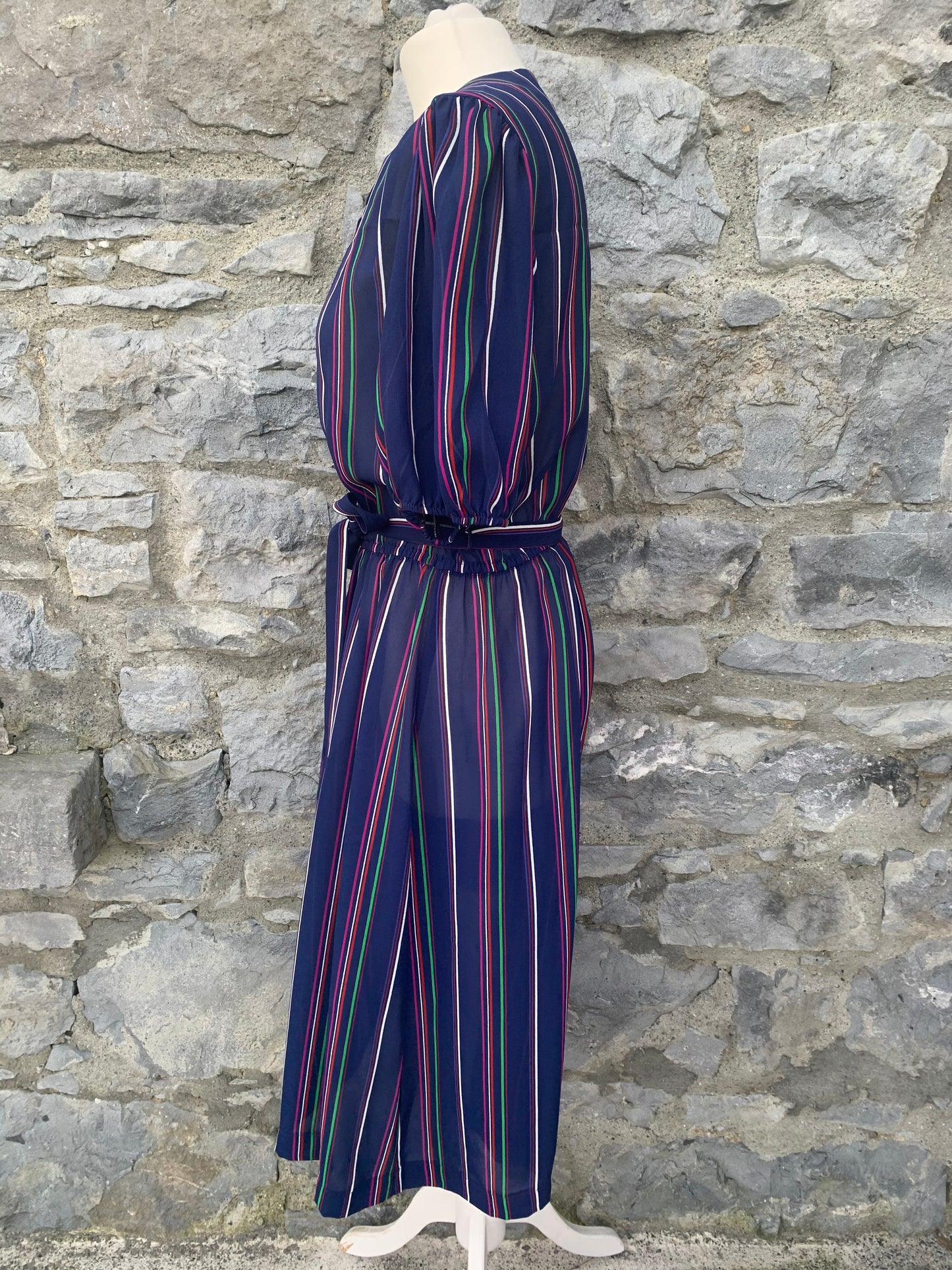 Semitransparent stripy dress   uk 10-12