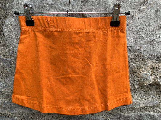 Pumpkin orange skirt  5-6y (110-116cm)