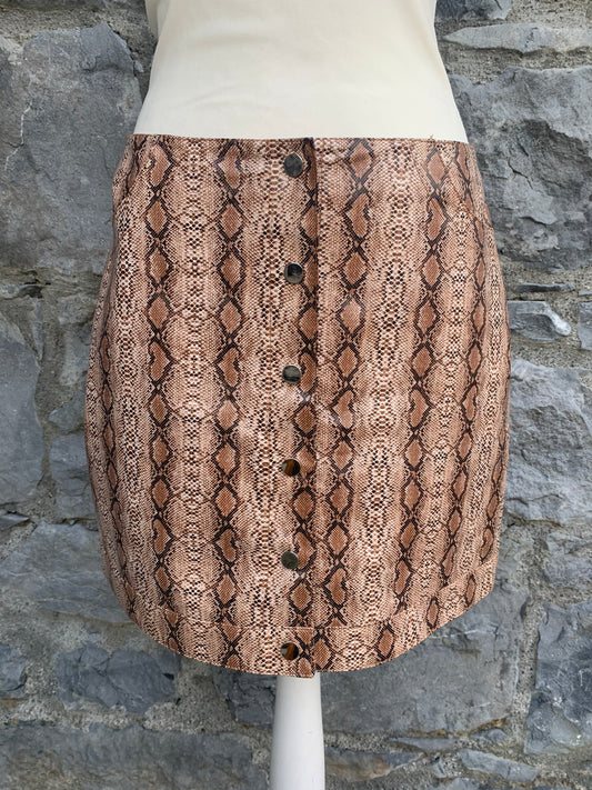 Snakeskin skirt   uk 12