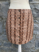 Load image into Gallery viewer, Snakeskin skirt   uk 12
