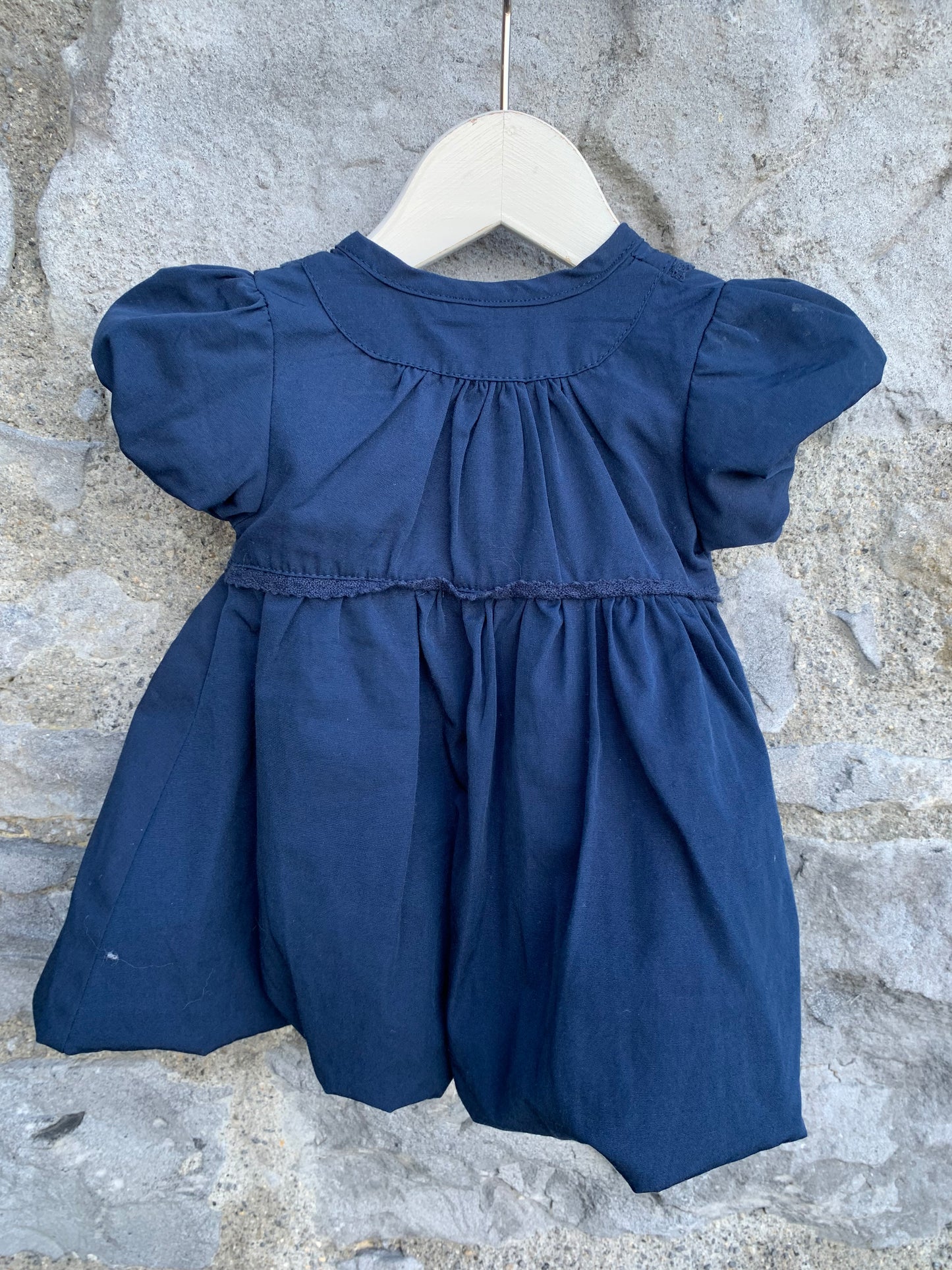 Navy dress  0-3m (56-62cm)