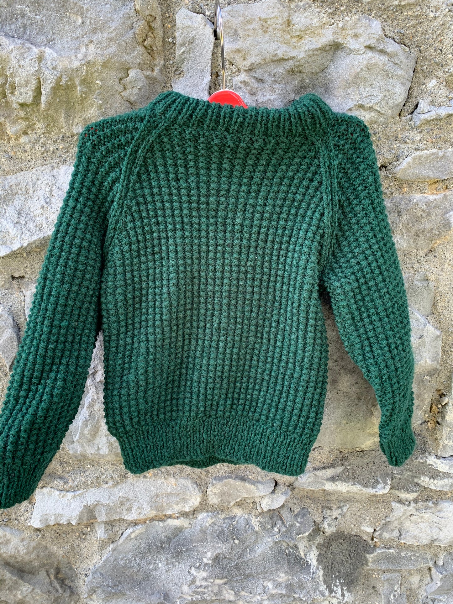 Aran style jumper