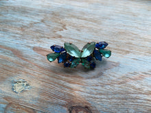 Load image into Gallery viewer, Recycled blue brooch
